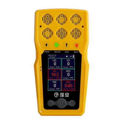 BTQ-YA-C100FT हैंडहेल्ड गैस डिटेक्टर CO O2 H2S LEL पोर्टेबल मल्टी गैस एनालाइजर