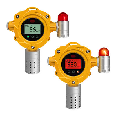 विस्फोट प्रूफ फिक्स्ड डस्ट डिटेक्टर PM2.5 4-20mA RS485 आउटपुट रिमोट कंट्रोल के साथ