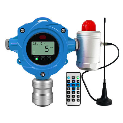 स्थिर गैस डिटेक्टर H2S C02 CO CH4 सेंसर के साथ औद्योगिक गैस रिसाव डिटेक्टर